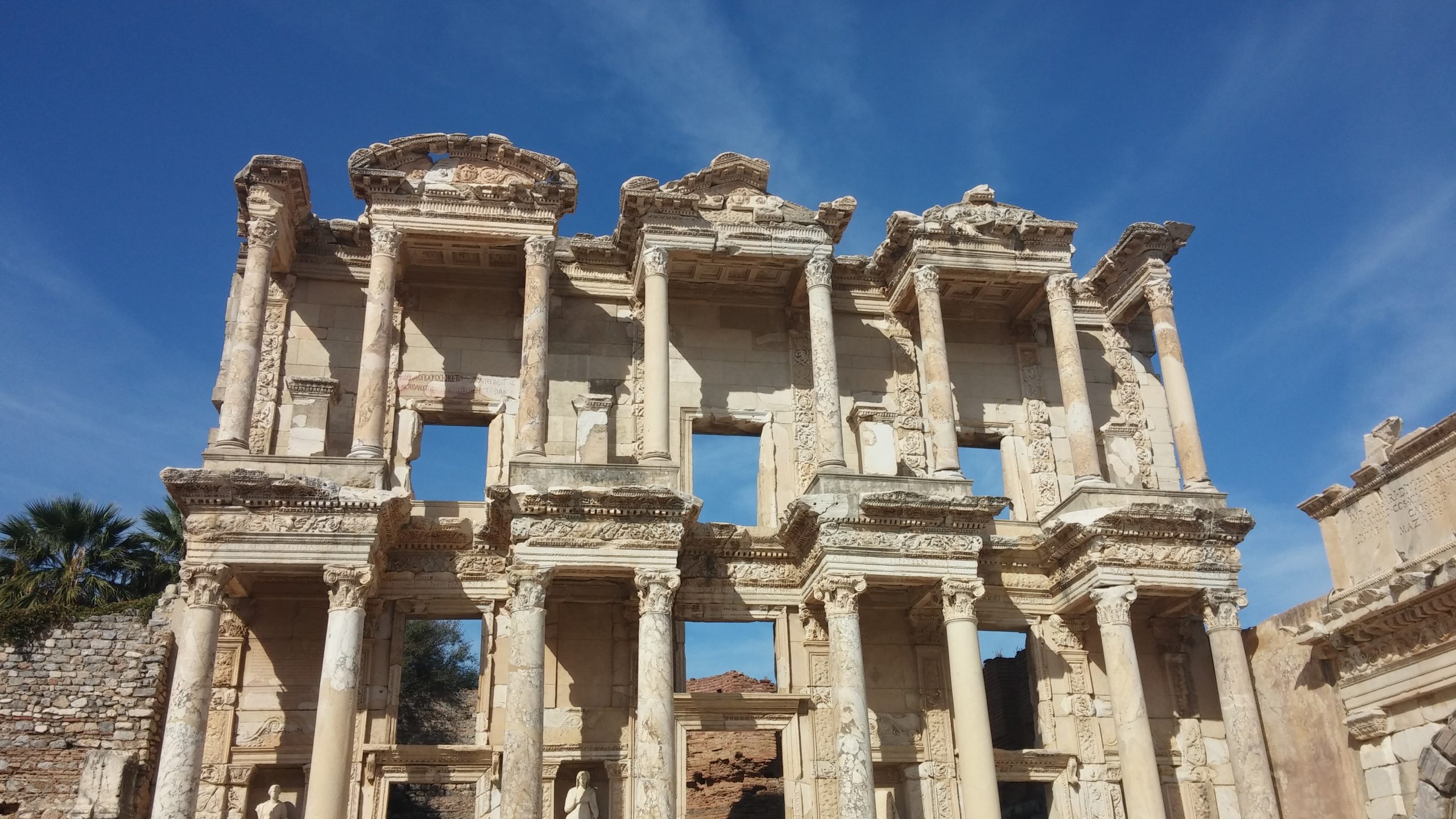 Ancient ruins of Ephesus explored during a private archaeology tour in Turkey.